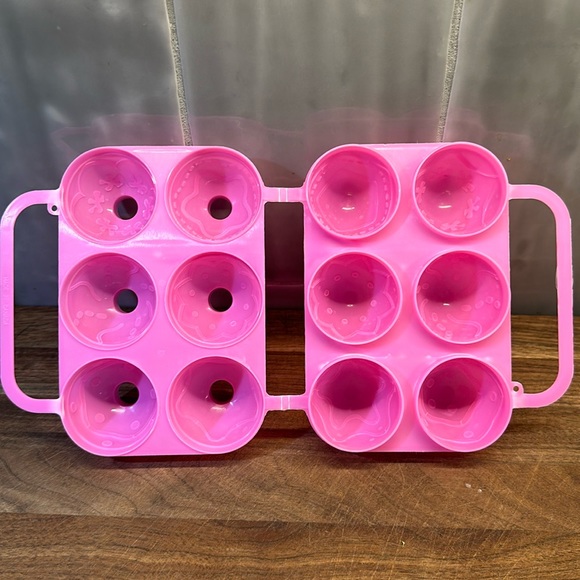 JellO Holiday Jello Jello Jigglers Easter Egg Mold Maker Pink Etched Design Pattern Poshmark